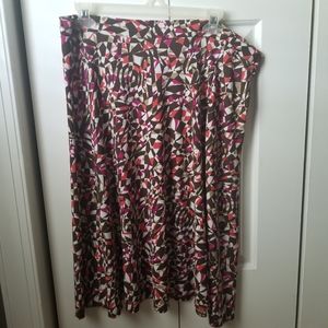 Geometric Multicolor Skirt